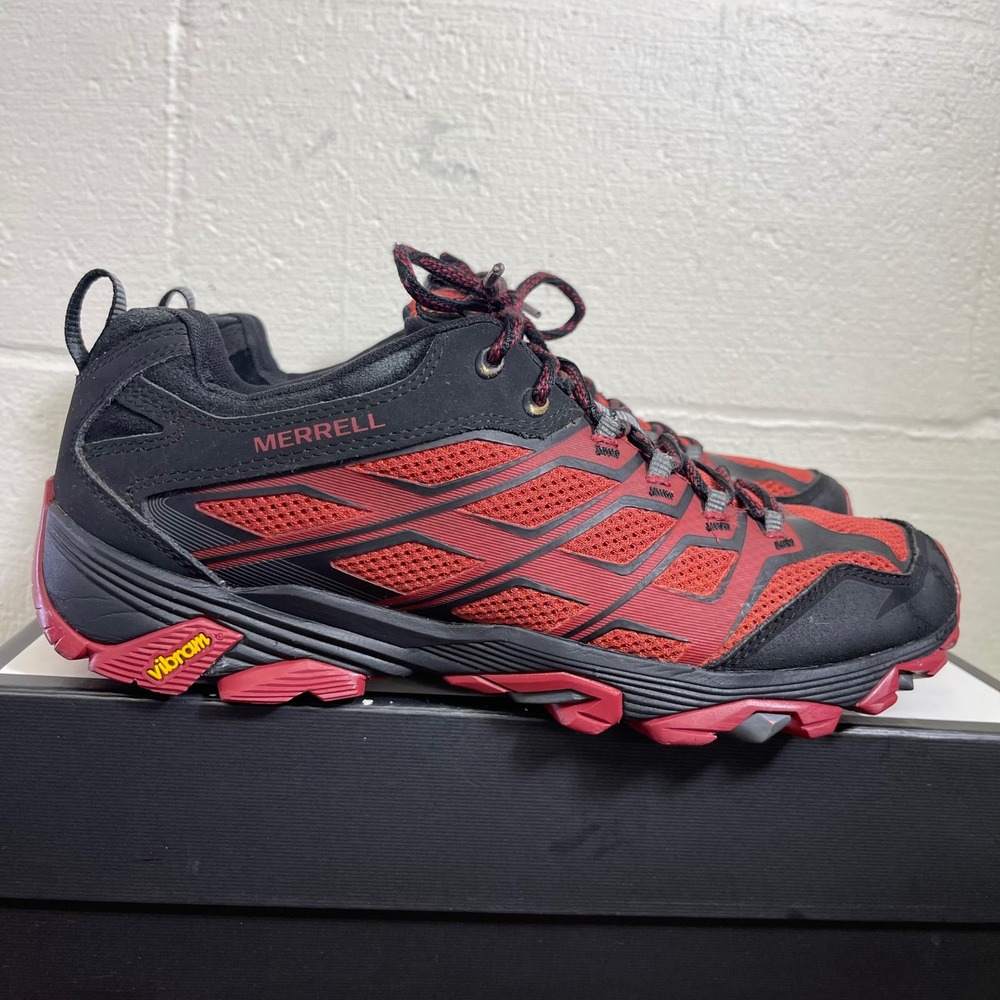 Merrell Moab FST GTX J35785 Burgundy Black Hiking Shoes Sneakers Men's 12 US